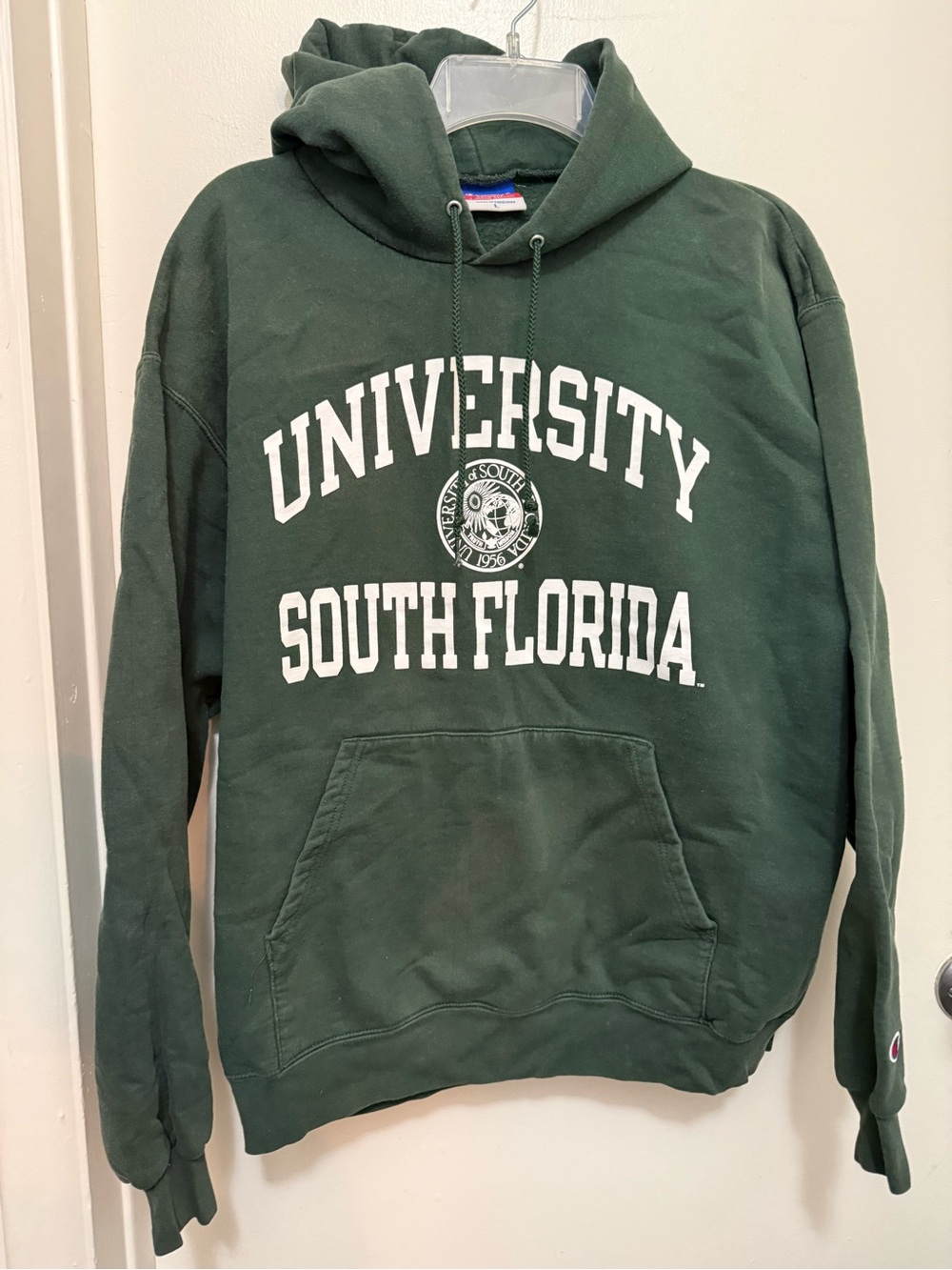 Champion Dark Green University of South Florida Hoodie Sweatshirt